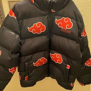 Hypland naruto akatsuki puffer jacket